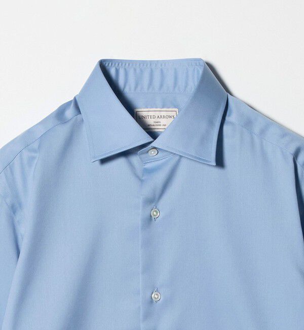 UNITED ARROWS「イージーケア AG ツイル セミワイドカラーシャツ -抗菌防臭-」|シャツ・ブラウス|