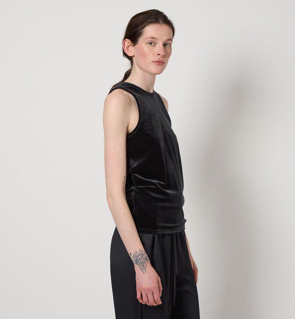 AEWEN MATOPH「＜AEWEN MATOPH＞ベロア アメリカンスリーブ タンクトップ」|タンクトップ|