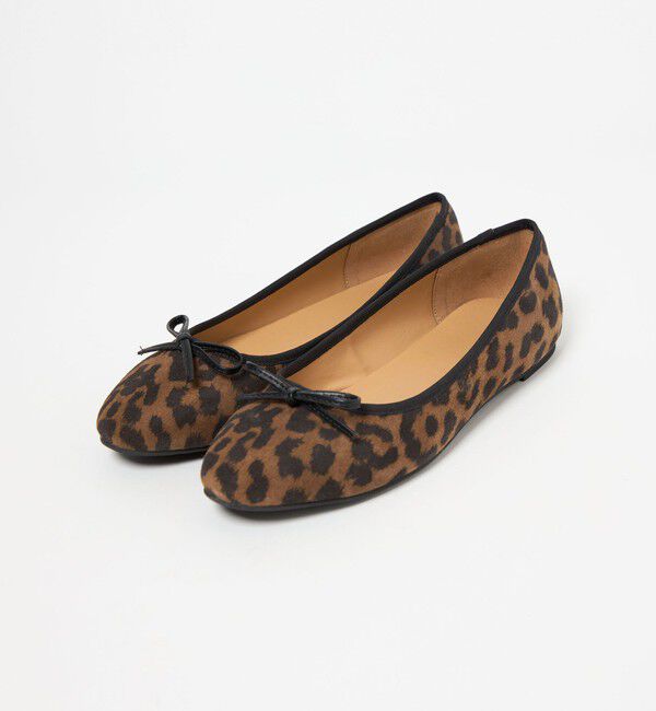 UNITED ARROWS「レイン レオパード バレエシューズ」|レインシューズ|