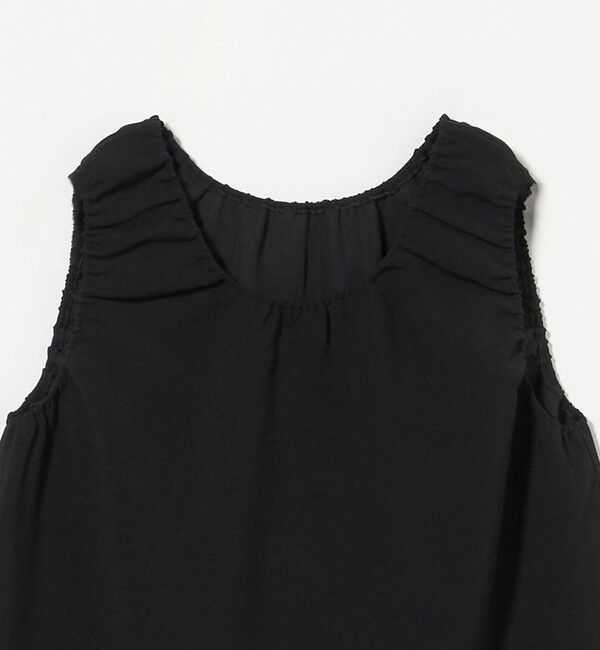 UNITED ARROWS「COMFY ギャザーノースリーブブラウス -吸水速乾 UVカット ウォッシャブル-」|シャツ・ブラウス|