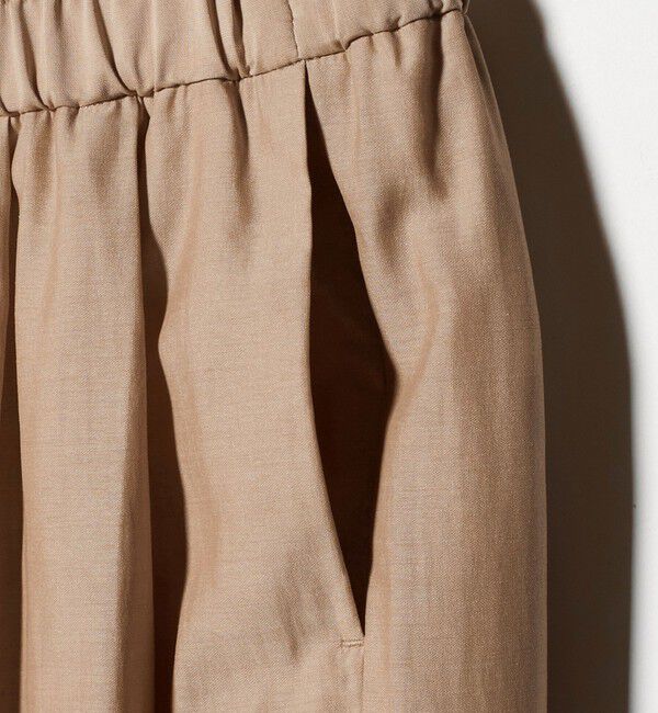 UNITED ARROWS「シアー イージー ワイド パンツ ‐ウォッシャブル‐」|チノ|