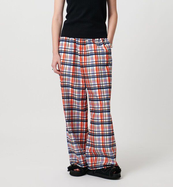 UNITED ARROWS「タフタ プリント イージーパンツ ‐ウォッシャブル‐」|その他|その他3