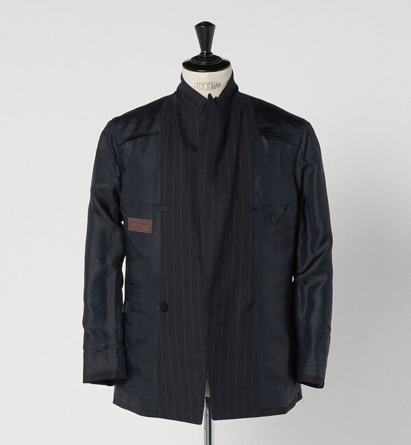 UNITED ARROWS「ワイドストライプ ダブル 6ボタン スーツ MC‐MODEL ヨコストレッチ」|スーツ|