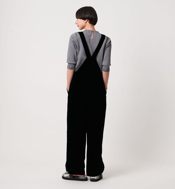 UNITED ARROWS「ベルベット サロペット パンツ」|オールインワン|