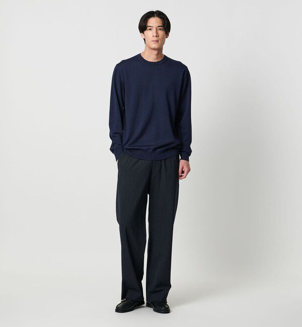 UNITED ARROWS「ハイゲージ クルーネックニット」|ニット・セーター|