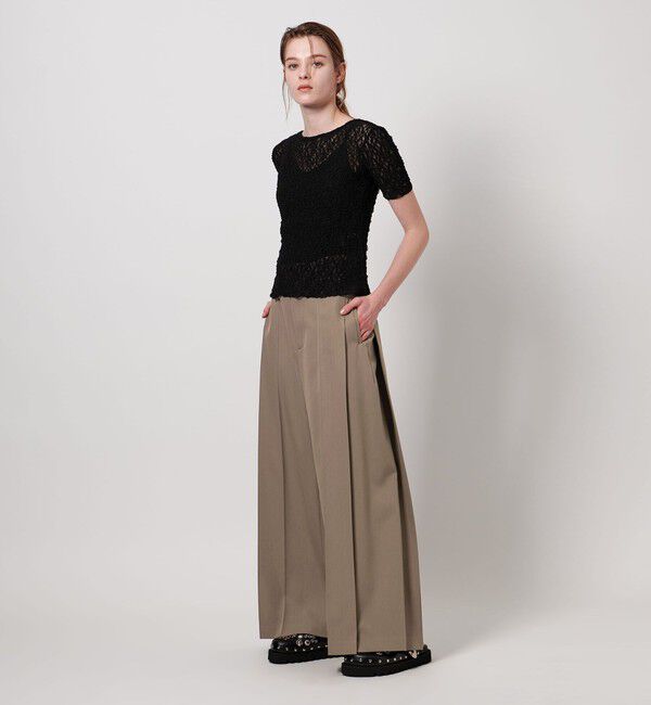 ASTRAET「＜ASTRAET＞サイドタック バギーパンツ」|チノ|