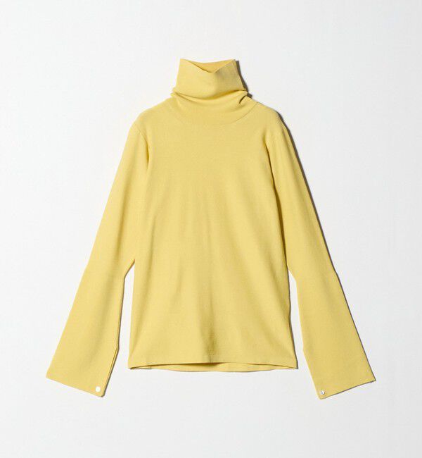 UNITED ARROWS「＜WRAPINKNOT＞リブ タートル ニット」|ニット・セーター|YELLOW