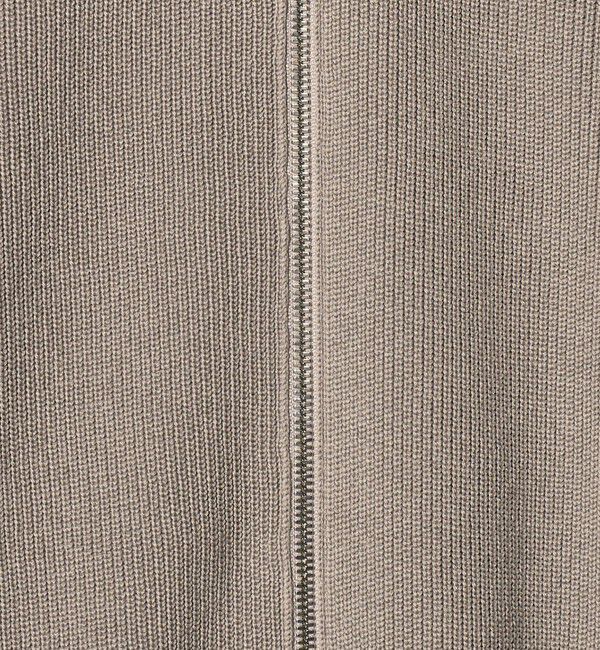 UNITED ARROWS「ジップアップ ドライバーズニット」|カーディガン|