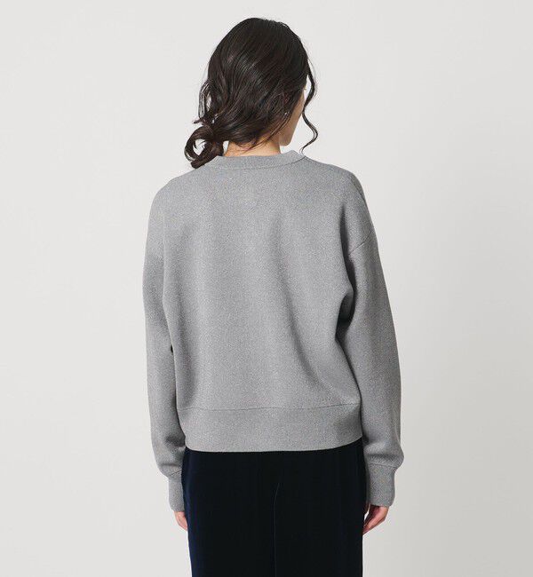 UNITED ARROWS「ラメ ニット スウェット カーディガン ‐ウォッシャブル‐」|カーディガン|