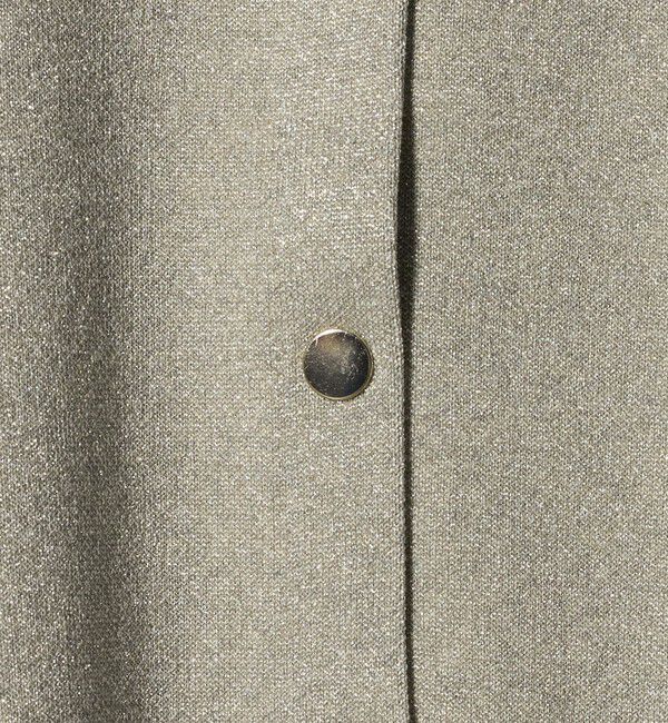 UNITED ARROWS「ラメ ニット スウェット カーディガン ‐ウォッシャブル‐」|カーディガン|