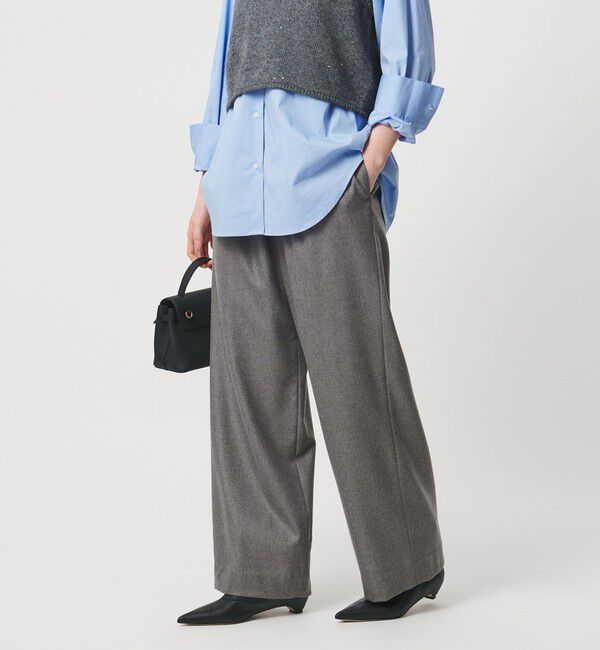 UNITED ARROWS「ウール イージー パンツ」|その他|MD.GRAY