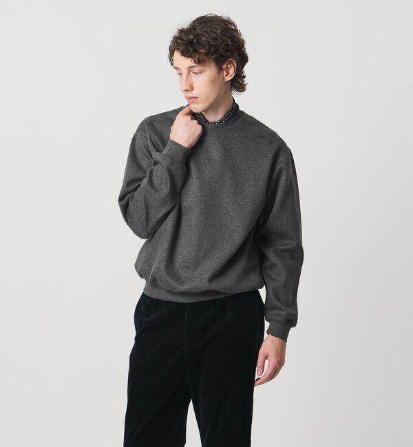 UNITED ARROWS「スポンディッシュ ラグランスリーブ スウェット」|スウェット・ジャージ|DK.GRAY