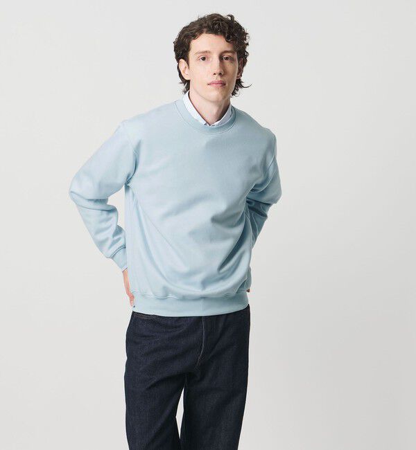 UNITED ARROWS「スポンディッシュ ラグランスリーブ スウェット」|スウェット・ジャージ|LT.BLUE