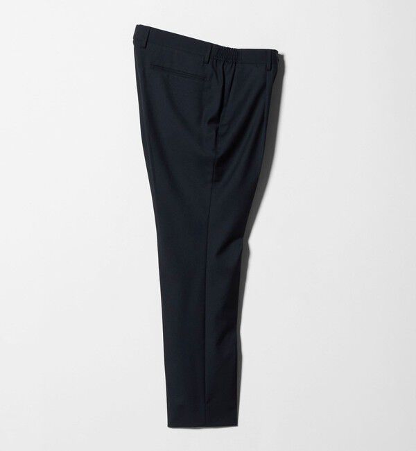 UNITED ARROWS「スリムテーパード サイドシャーリング 1プリーツ スラックス ストレッチ 防しわ」|スラックス|