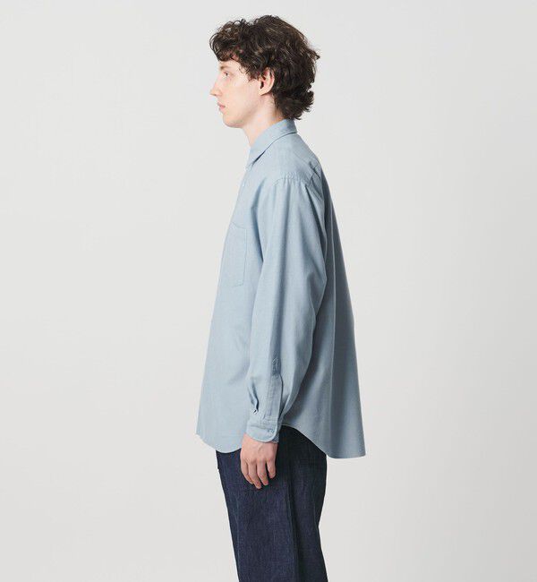 UNITED ARROWS「カリビアーナミルズ ブラッシュド レギュラーカラーシャツ」|シャツ・ブラウス|