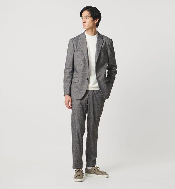 UNITED ARROWS「ホームスパン ジャージー シングル2ボタン テーラードジャケット UA COZY ウォッシャブル ヨコストレッチ 」|スーツ|