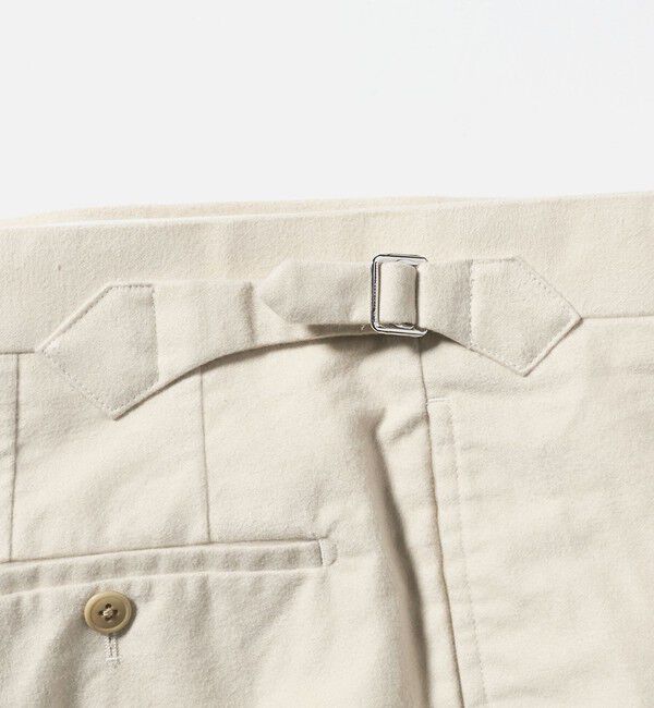 UNITED ARROWS「モールスキン 1プリーツ スラックス」|スラックス|