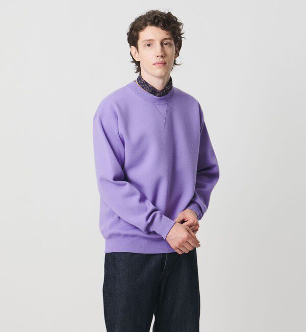 UNITED ARROWS「ウール カシミヤ クルーネック スウェットニット」|ニット・セーター|LILAC