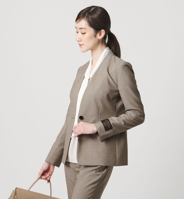 UNITED ARROWS「Vitale Barberis Canonico ノーラペルジャケット 26SS」|ノーカラージャケット|MOCA