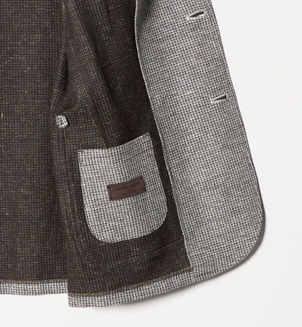UNITED ARROWS「ハウンドトゥース シングル 2ボタン テーラードジャケット T-MODEL」|テーラードジャケット|
