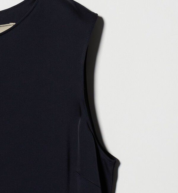 UNITED ARROWS「チュール サテン コンビ ワンピース」|ワンピース|