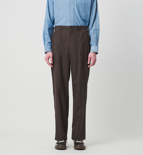 UNITED ARROWS「＜District＞ウォッシュド トロピカルウール ベイカー スラックス」|スラックス|