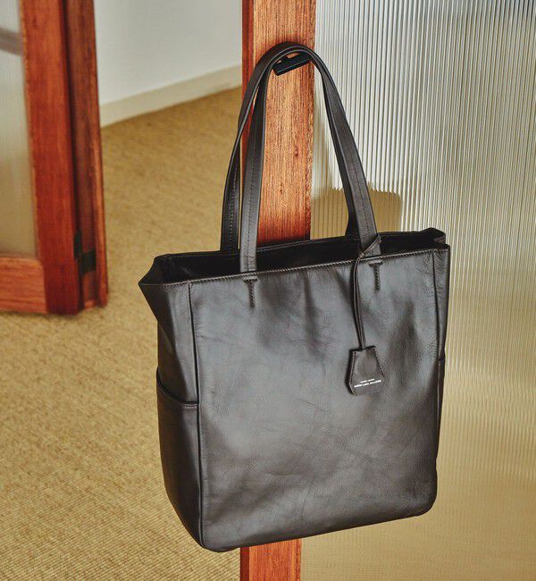 UNITED ARROWS green label relaxing「GLR ファンクショナル タテ V2 レザー トートバッグ」|トートバッグ|DK.BROWN