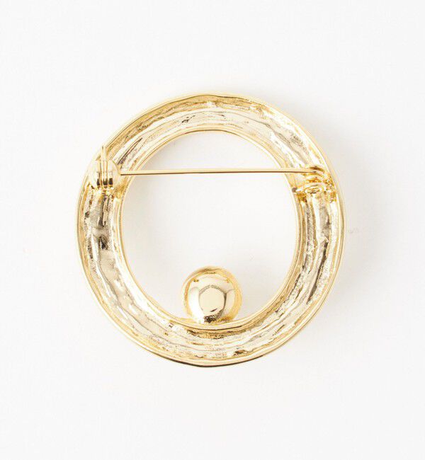 UNITED ARROWS green label relaxing「リング&フェイクパール ブローチ」|ブローチ・コサージュ|