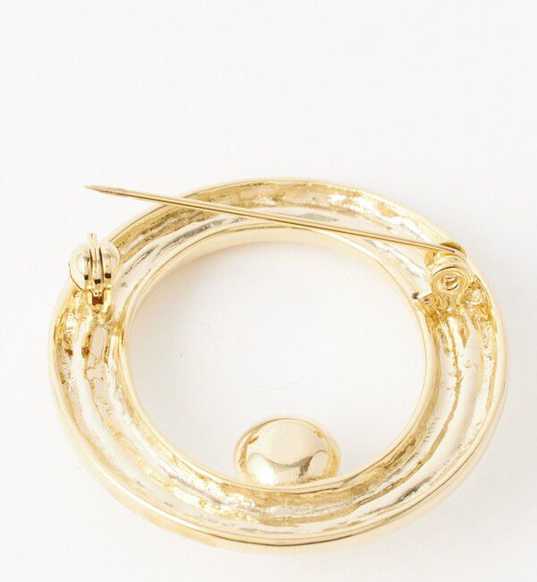 UNITED ARROWS green label relaxing「リング&フェイクパール ブローチ」|ブローチ・コサージュ|