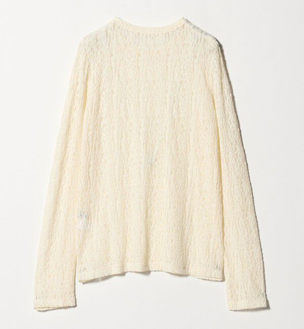 UNITED ARROWS green label relaxing「【WEB限定】＜at ease＞レース プルオーバー カットソー」|Tシャツ・カットソー|