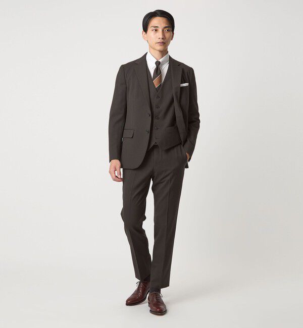 UNITED ARROWS green label relaxing「A+ TWPU サージ 2B スリム セットアップジャケット -ウォッシャブル・ストレッチ-」|スーツ|