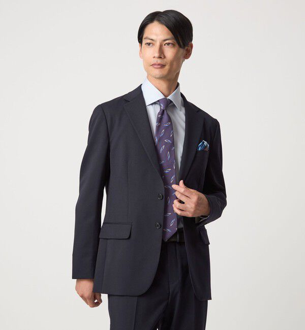 UNITED ARROWS green label relaxing「A+ TWPU サージ 2B スリム セットアップジャケット -ウォッシャブル・ストレッチ-」|スーツ|