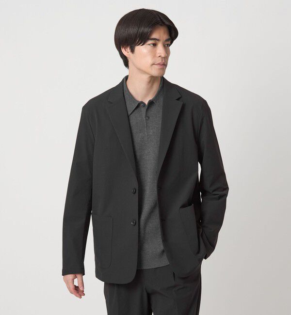 UNITED ARROWS green label relaxing「【WEB限定】JUST fit ナイロン PU リラックス セットアップ -2Wayストレッチ-」|テーラードジャケット|