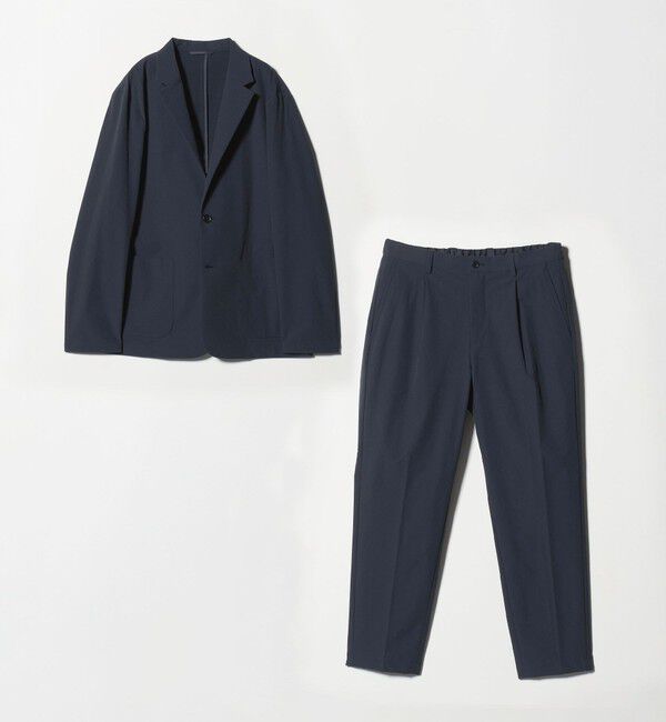 UNITED ARROWS green label relaxing「【WEB限定】JUST fit ナイロン PU リラックス セットアップ -2Wayストレッチ-」|テーラードジャケット|