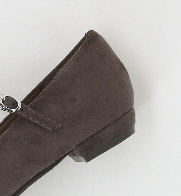 UNITED ARROWS green label relaxing「Vカット ストラップ フラットシューズ 撥水」|パンプス|