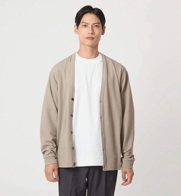 UNITED ARROWS green label relaxing「ハニカム カーディガン」|カーディガン|BEIGE