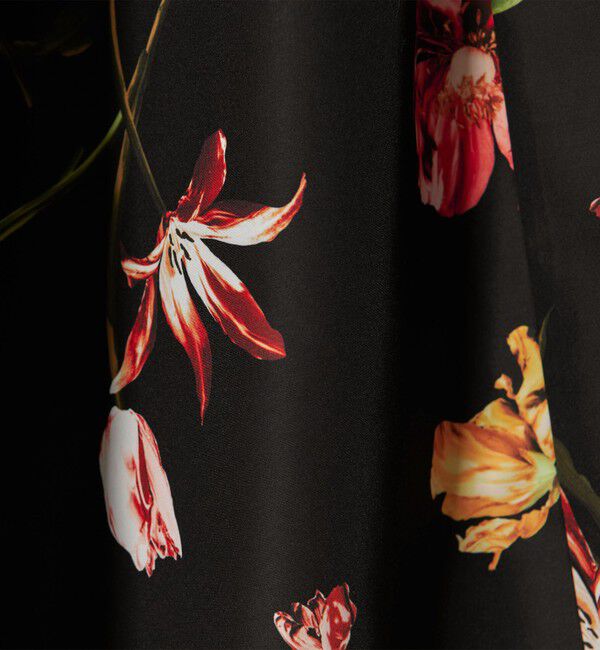 EMMEL REFINES「＜EMMEL REFINES＞EM ミディアムフラワープリント ボリューム スカート」|スカート|