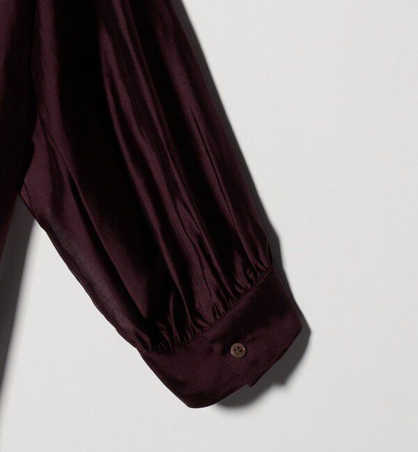 UNITED ARROWS green label relaxing「フロントネック フリル ブラウス」|シャツ・ブラウス|