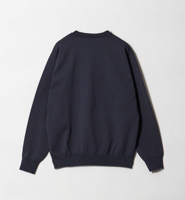 UNITED ARROWS green label relaxing「A+ MOULINE ポリエステル クルーネック ニット -ウォッシャブル-」|ニット・セーター|