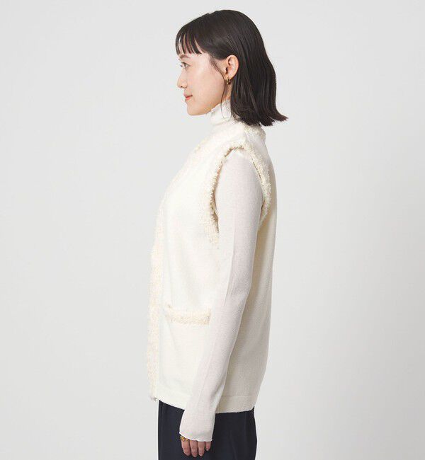 UNITED ARROWS green label relaxing「ブークレ&times;フリンジ ベスト ウォッシャブル」|ベスト・ジレ|