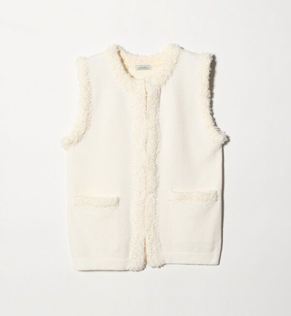 UNITED ARROWS green label relaxing「ブークレ&times;フリンジ ベスト ウォッシャブル」|ベスト・ジレ|