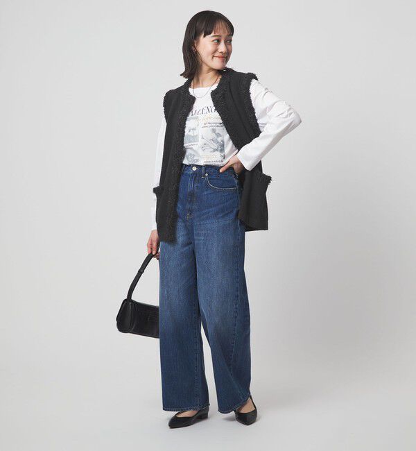 UNITED ARROWS green label relaxing「ブークレ&times;フリンジ ベスト ウォッシャブル」|ベスト・ジレ|