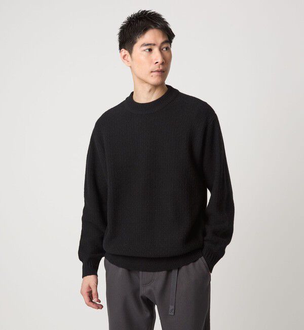 UNITED ARROWS green label relaxing「ハミルトンラム ワイドネック ニット」|ニット・セーター|