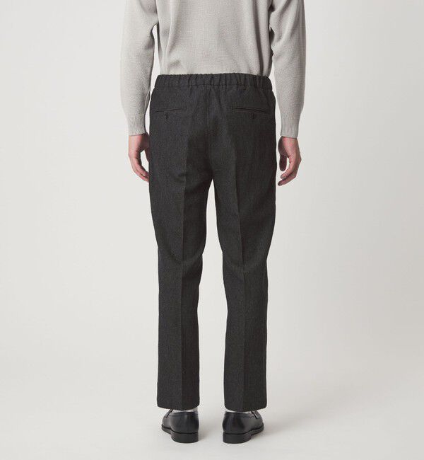 UNITED ARROWS green label relaxing「DC W/LI デニムライク ワイド 1プリーツ イージーパンツ」|スラックス|