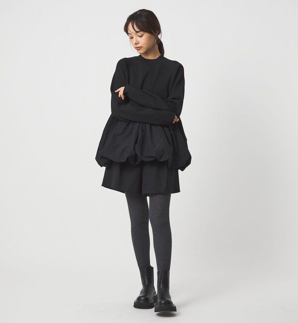 EMMEL REFINES「＜EMMEL REFINES＞EM スソバルーン ニット チュニック」|ニット・セーター|