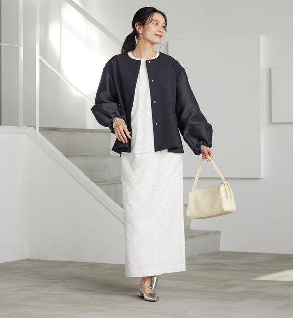 UNITED ARROWS green label relaxing「［size SHORTあり］fleurie(フルリー) フォルム ジャケット」|ノーカラージャケット|