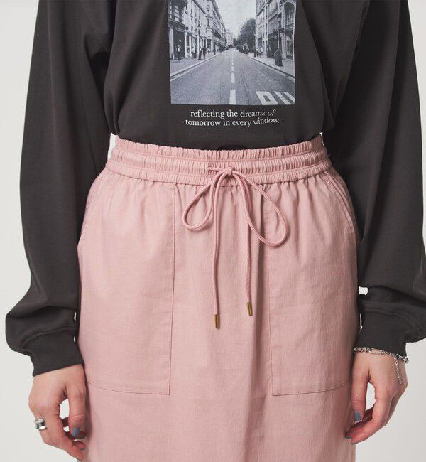 UNITED ARROWS green label relaxing「［size SHORT/TALLあり］オルマイ LI/MIX タイト スカート」|タイト|