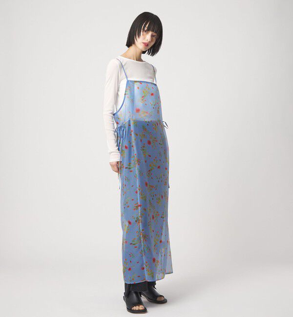 EMMEL REFINES「＜EMMEL REFINES＞EM フラワープリント シアー キャミ ワンピース」|ワンピース|