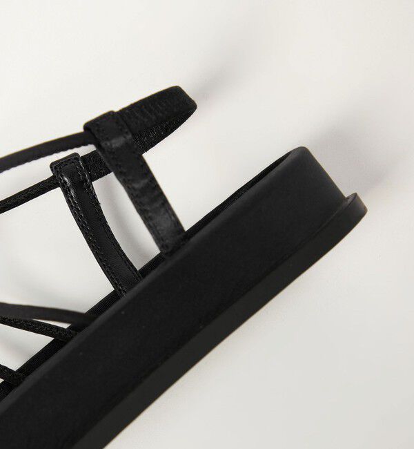 EMMEL REFINES「＜EMMEL REFINES＞EM サテンチューブ フラット サンダル」|サンダル|