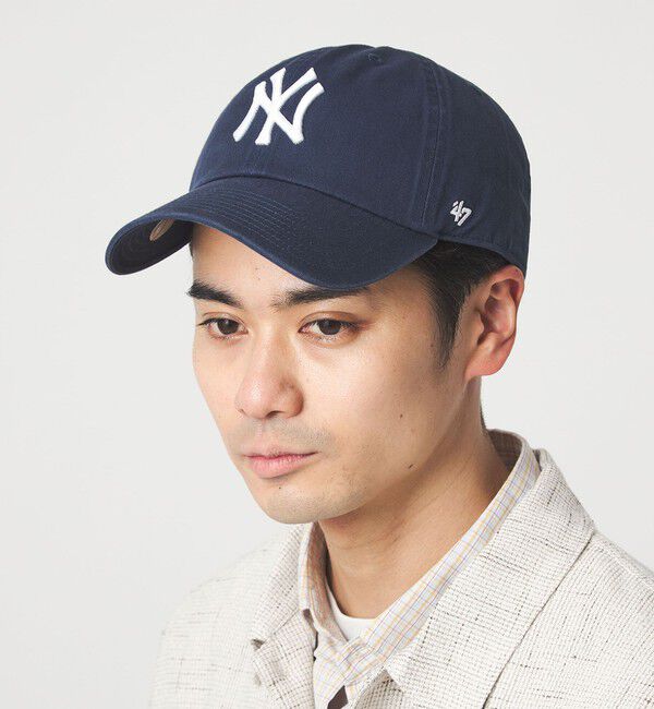 UNITED ARROWS green label relaxing「＜47＞クリーンナップ MLB キャップ」|キャップ・キャスケット|NAVY